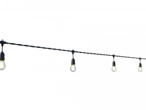 string lights edison lamps 3D Model