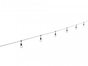 string lights edison lamps 3D Model