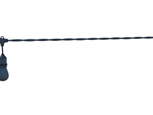 string lights edison lamps 3D Model