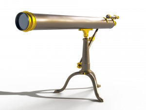 telescope refractor 3D Model