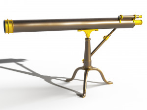 telescope refractor 3D Model