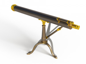 telescope refractor 3D Model