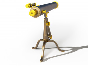telescope refractor 3D Model