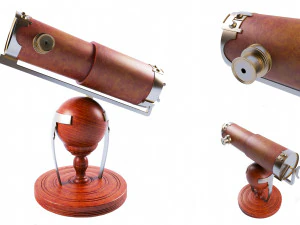 牛顿望远镜 3D 模型