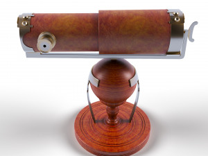 newtonian telescope 3D मॉडल