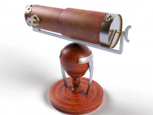 newtonian telescope 3D Model