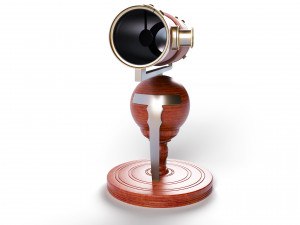 newtonian telescope 3D मॉडल