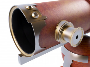newtonian telescope 3D मॉडल