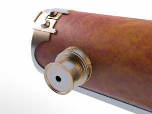 newtonian telescope 3D मॉडल