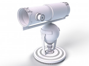 newtonian telescope 3D मॉडल