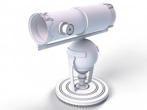 newtonian telescope 3D Model