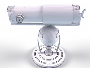 newtonian telescope 3D मॉडल