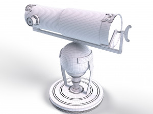 newtonian telescope 3D मॉडल