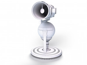 newtonian telescope 3D मॉडल