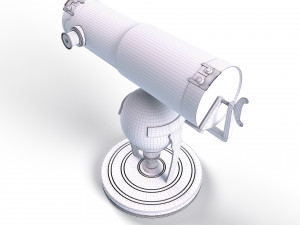 newtonian telescope 3D मॉडल