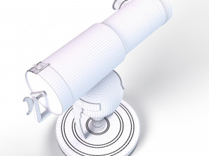 newtonian telescope 3D मॉडल