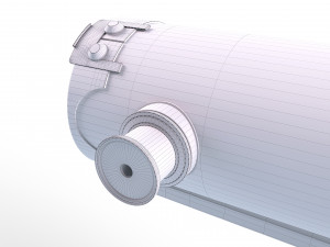 newtonian telescope 3D मॉडल