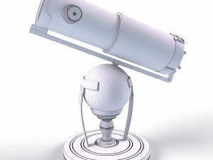 newtonian telescope 3D मॉडल