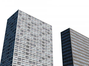 set di edifici per uffici Modello 3D