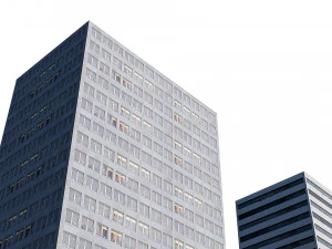 office buildings set 3D Model