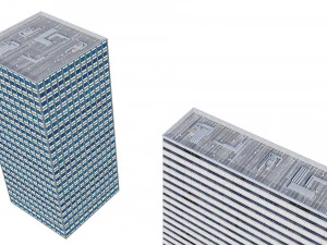office buildings set 3D Model