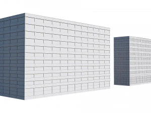 office buildings set 3D Model