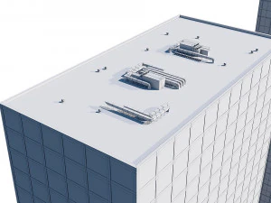 office buildings set 3D Model