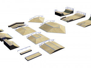 skate park 3D Model