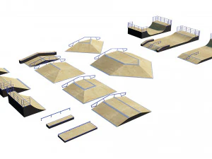 Skatepark 3D Modell