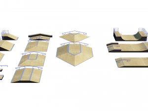 skate park 3D Model