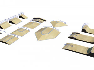 skate park 3D Model
