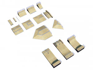 skate park 3D Model