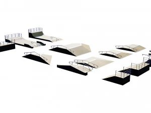 skate park 3D Model