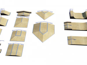 skate park 3D Model