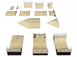 skate park 3D Model