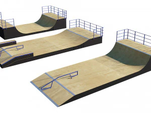 skate park 3D Model