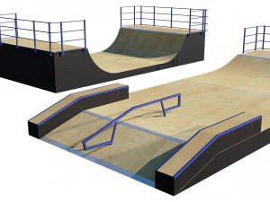 skate park 3D Model
