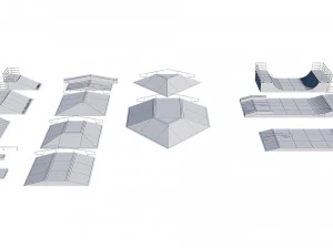 skate park 3D Model