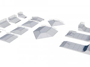 skate park 3D Model