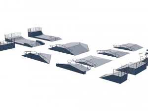 skate park 3D Model