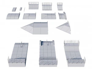 skate park 3D Model