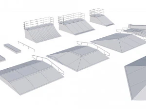 skate park 3D Model