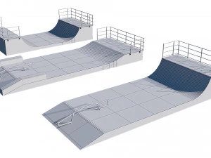 skate park 3D Model