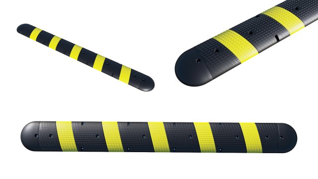 traffic speed bump 3D 模型 .c4d .max .obj .3ds .fbx .stl .blend 