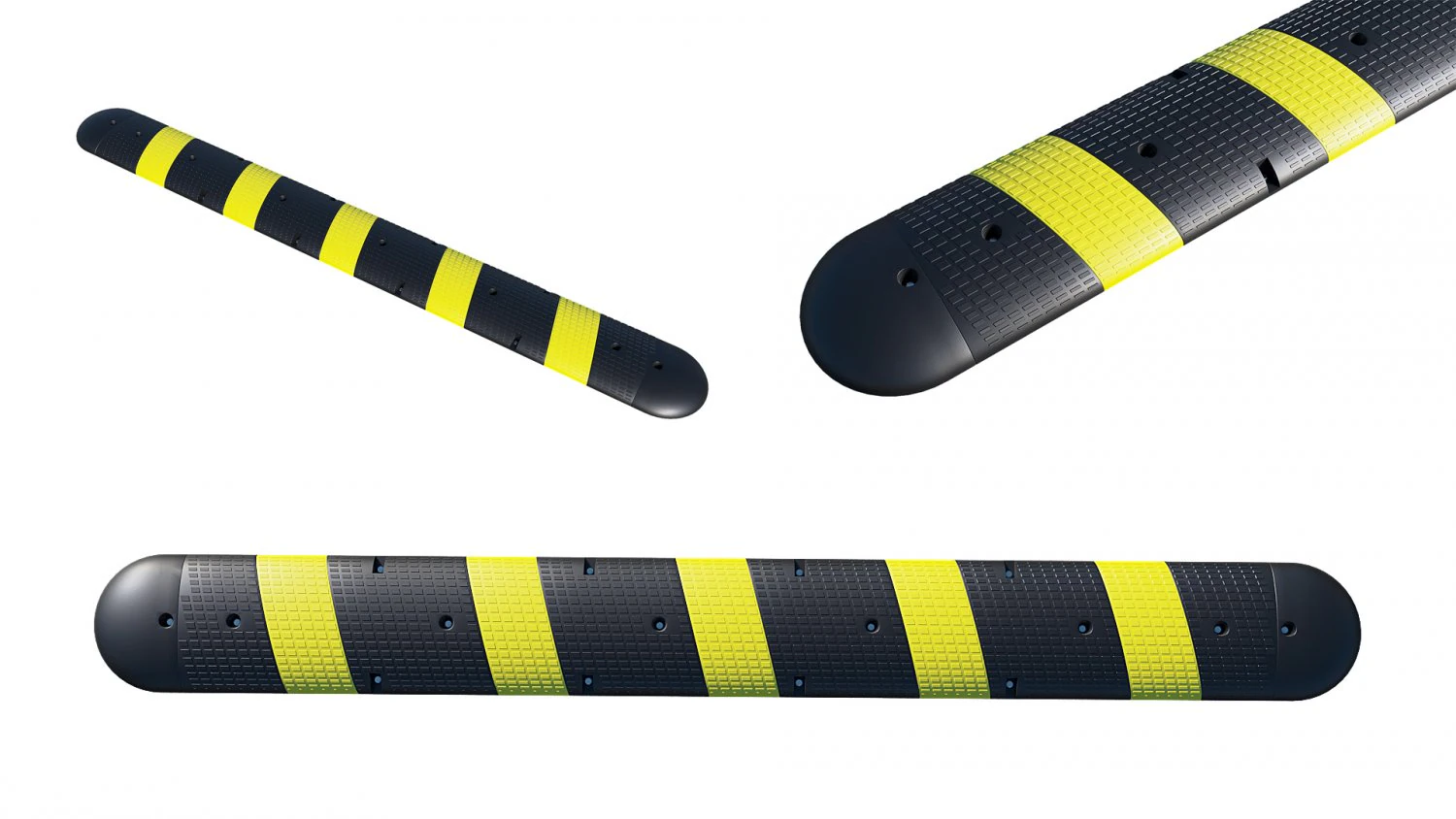 traffic speed bump 3D Model .c4d .max .obj .3ds .fbx .stl .blend 