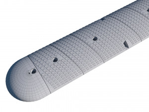 traffic speed bump 3D 模型