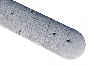 traffic speed bump 3D Model