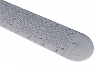 traffic speed bump Model 3D