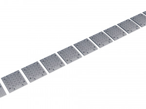 traffic speed bump Model 3D
