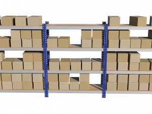 warehouse racking Model 3D
